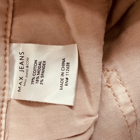Max Jeans light rose pink skinny denim size 10 - Picture 6 of 10